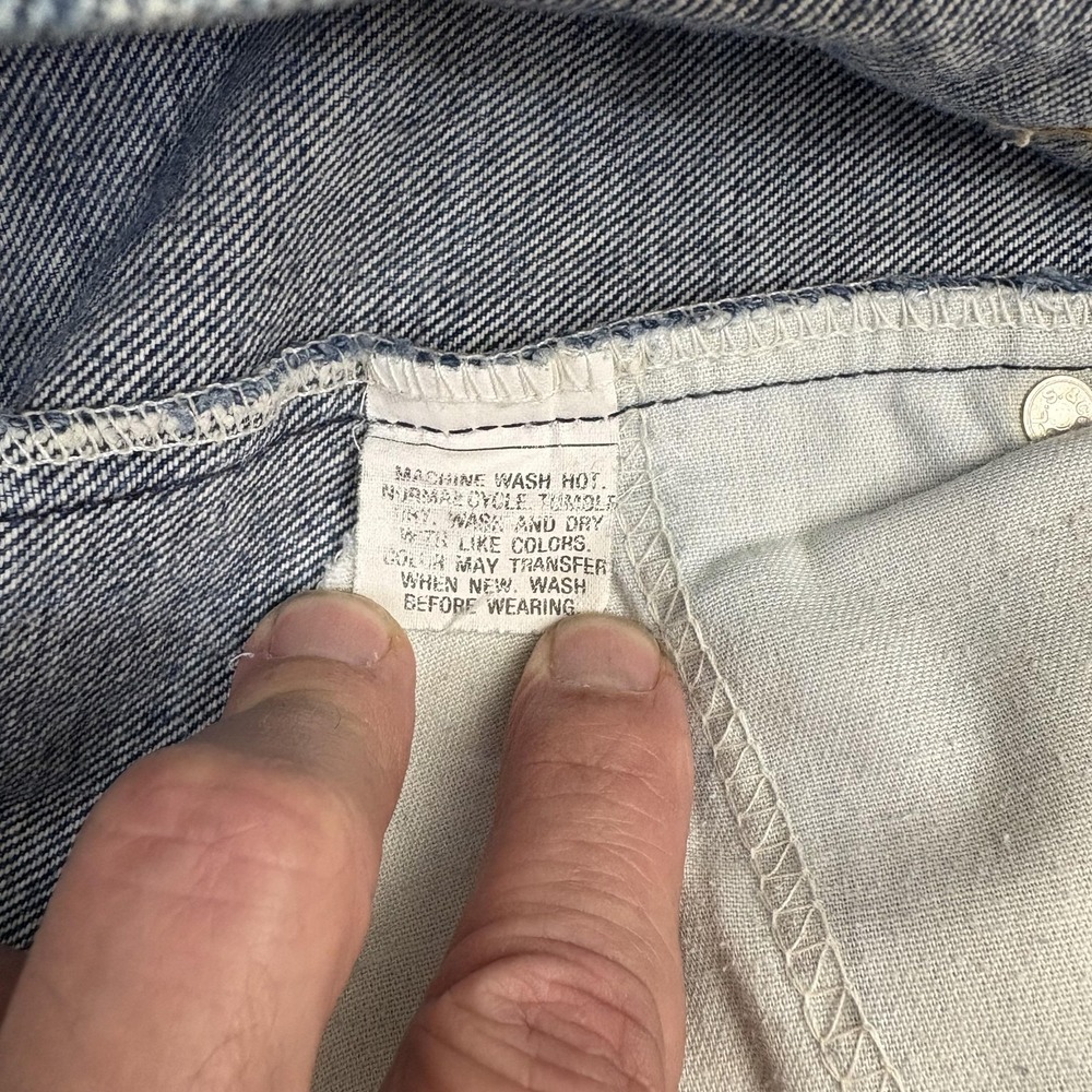 Vintage Levis 505 Orange Tab Jeans 70s 80s Mens 38x31 (37X31) Made In USA - Picture 7 of 16